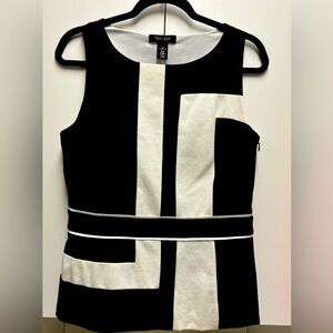 White black top